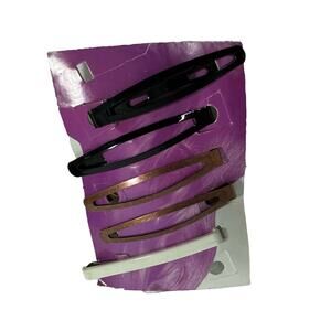 Goody vintage 3 snap barrettes one white clasp